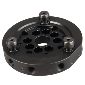 SR90-B Round quick-changers Ø 90 mm, 8 air inlets – gripper side