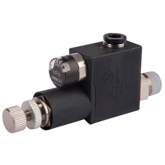 FIPA Pressure regulators screwin type, with pressure gauge 昇歆科技有限公司