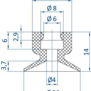 FIPA SD-MM – Compatible with Müller-Martini printing machines Ø 20 mm - 昇歆科技有限公司