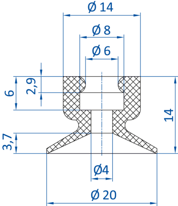 FIPA SD-MM – Compatible with Müller-Martini printing machines Ø 20 mm - 昇歆科技有限公司