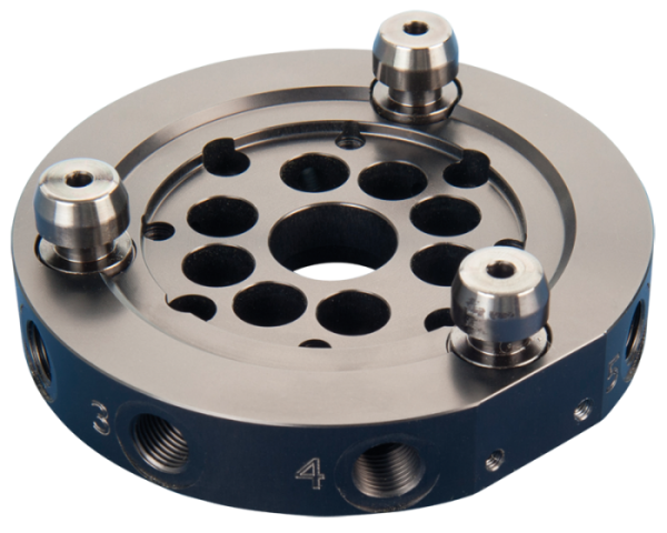 FIPA - Round quick-changers Ø 90 mm, 8 air inlets – gripper side