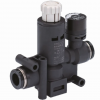 FIPA - "Inline" pressure regulators with pressure gauge 帶壓力表的“在線”調壓閥 - 昇歆科技