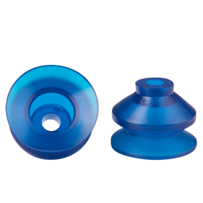 Bellows suction cup diam. 30 mm (1.5 bellows) vinyl blue 23.030.107.V