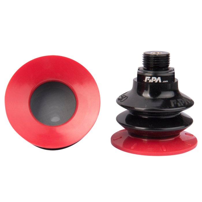 Bellows suction cup Ø 53 mm (2.5 bellows) Varioflex® 30°/60°, with fitting G3/8-male 20.053.153.16-FI
