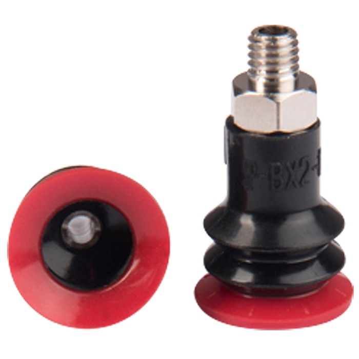 Bellows suction cup Ø 16 mm (2.5 bellows) Varioflex® 30°/60°, with fitting M5-male 20.016.145.16