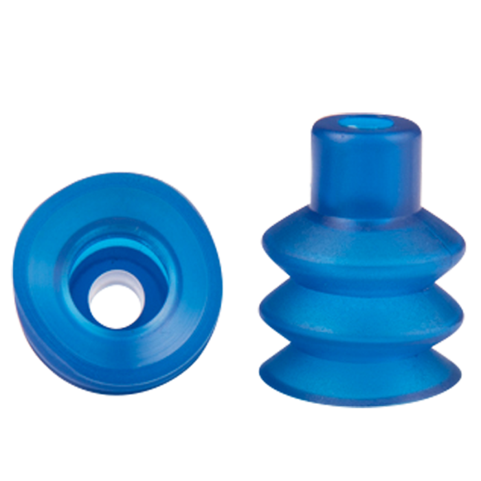 Bellows suction cup diam. 18 mm (2.5 bellows) vinyl blue 21.018.068.V