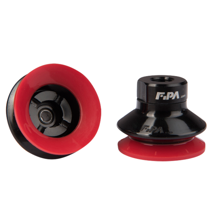 Bellows suction cup Ø 37 mm (1.5 bellows) Varioflex® 30°/60°, with fitting G1/8-female 22.037.257.16
