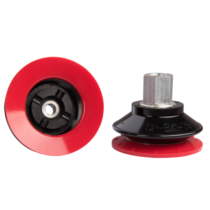 Bellows suction cup Ø 75 mm (1.5 bellows) Varioflex® 30°/60°, with fitting G3/8-female 22.075.263.16