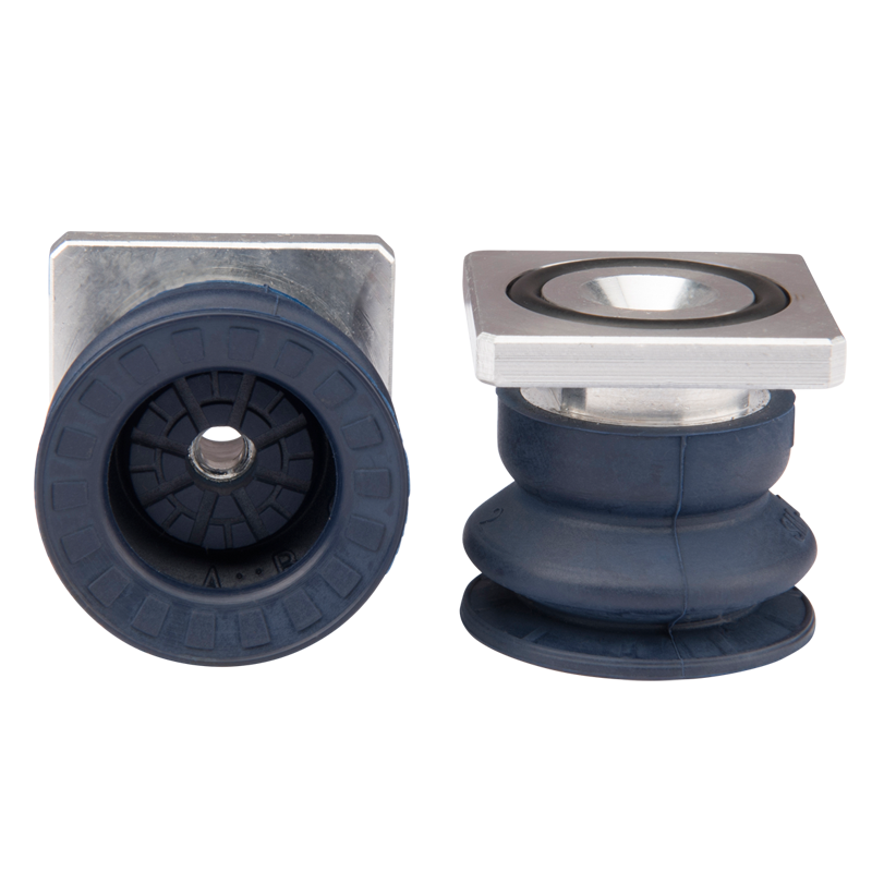Bellows suction cup diam. 32 mm (1.5 bellows) NBR blue, with R-Adapt 22.030.176.1