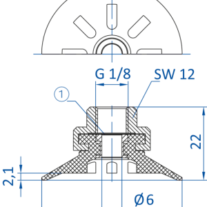FIPA - SP-FA; Ø 42 mm; 123.040.028 - 昇歆科技