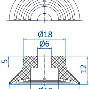 FIPA - SM-P 防滑 Non-slip Ø 30 mm; Stroke 1.8 mm - 昇歆科技有限公司