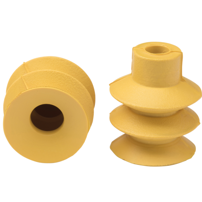 Bellows suction cup diam. 14 mm (2.5 bellows) HNBR yellow 21.014.053.14
