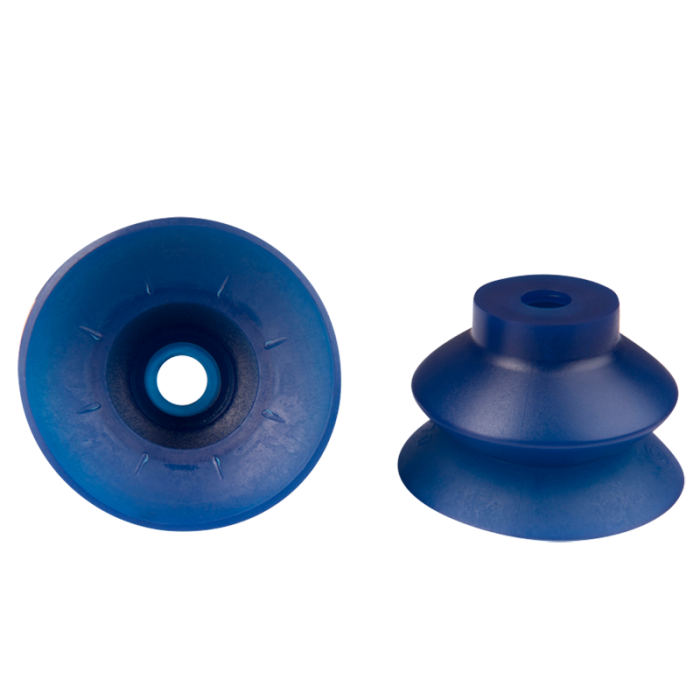 Bellows suction cup diam. 70 mm (1.5 bellows) vinyl blue 23.070.060.V