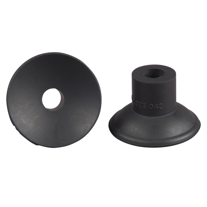 Flat suction cup diam. 25 mm NBR black 112.025.042.1