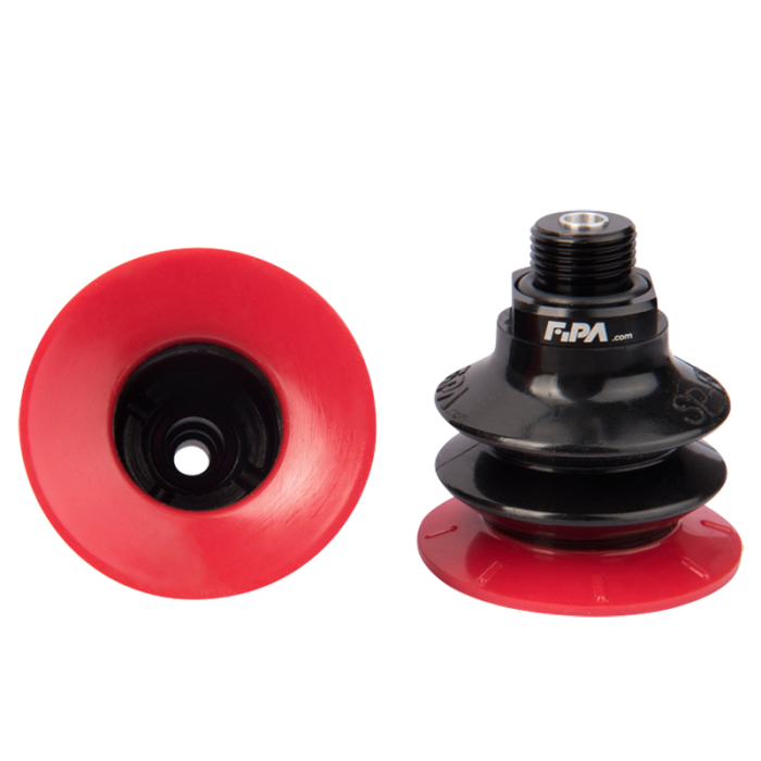 Bellows suction cup Ø 53 mm (2.5 bellows) Varioflex® 30°/60°, with fitting G3/8-male 20.053.153.16