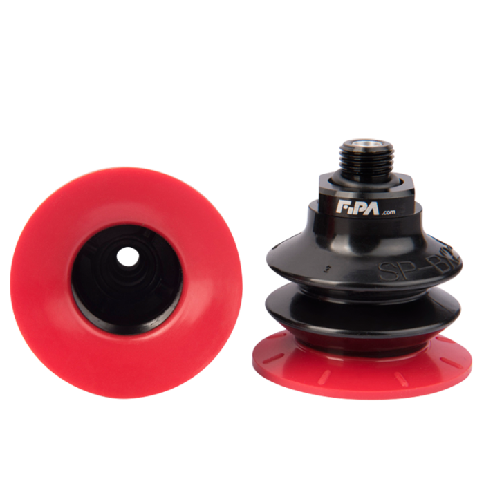 Bellows suction cup Ø 53 mm (2.5 bellows) Varioflex® 30°/60°, with fitting G1/4-male 20.053.152.16
