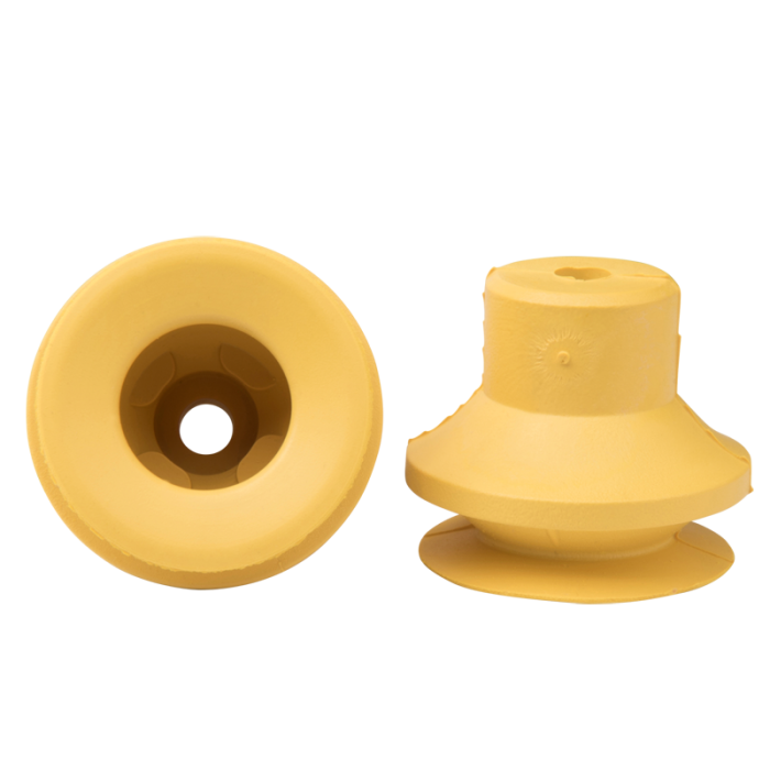 Bellows suction cup diam. 30 mm (1.5 bellows) HNBR yellow 23.030.125.14