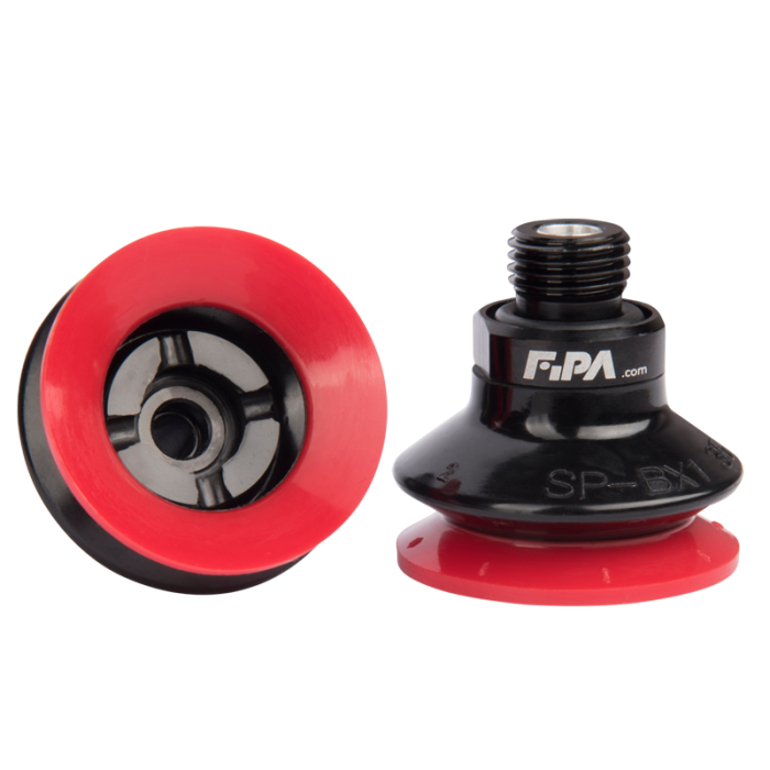 Bellows suction cup Ø 37 mm (1.5 bellows) Varioflex® 30°/60°, with fitting G1/4-male 22.037.258.16