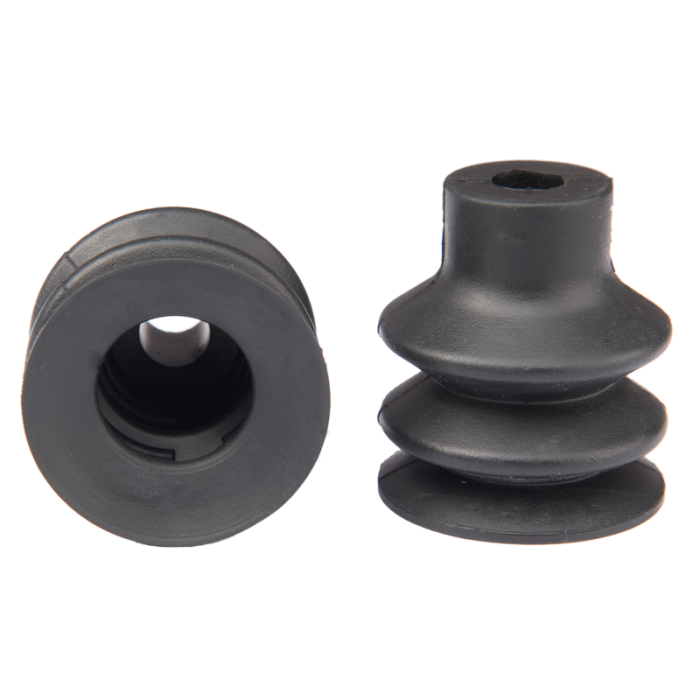 Bellows suction cup diam. 32 mm (2.5 bellows) NBR black 21.032.075.1/4