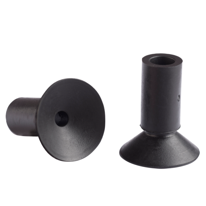 Flat suction cup diam. 16 mm NR black 122.016.009.3