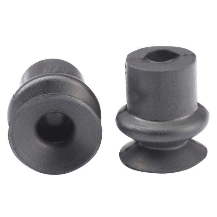 Bellows suction cup diam. 13 mm (1.5 bellows) NBR black 23.013.120.1