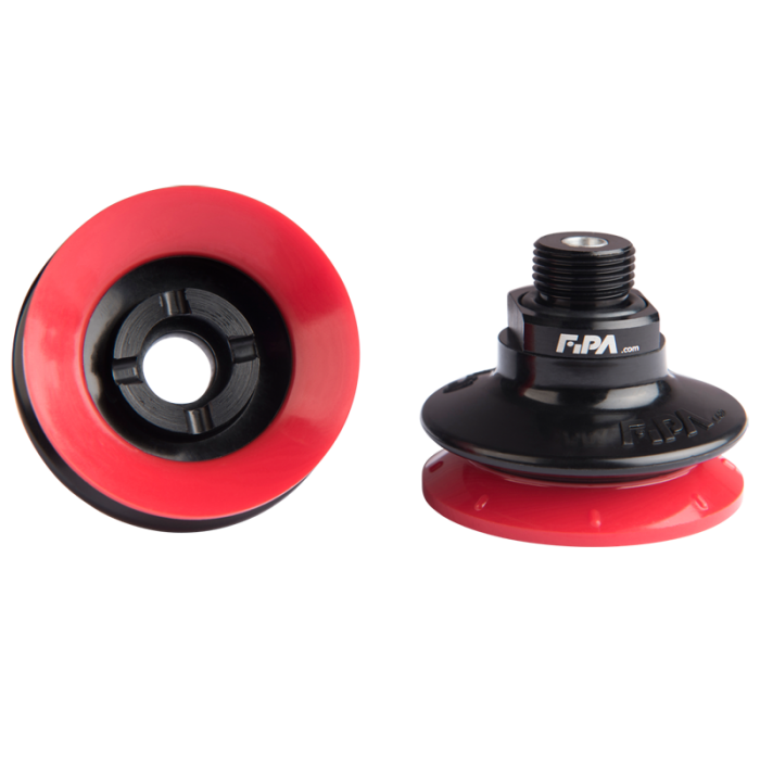 Bellows suction cup Ø 53 mm (1.5 bellows) Varioflex® 30°/60°, with fitting G3/8-male 22.053.261.16