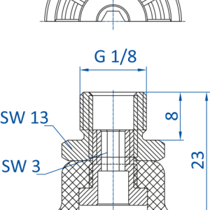 FIPA - SM-P 防滑 Non-slip Ø 20 mm; Stroke 1.1 mm - 昇歆科技有限公司