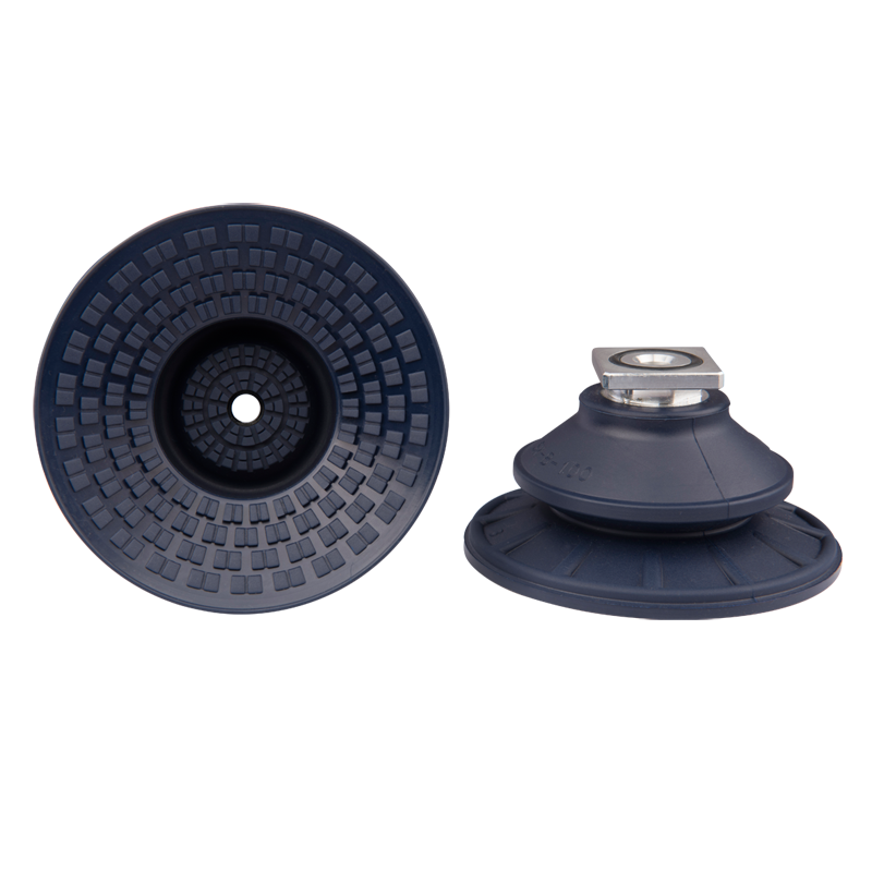 Bellows suction cup diam. 103 mm (1.5 bellows) NBR blue, with R-Adapt 22.100.206.1