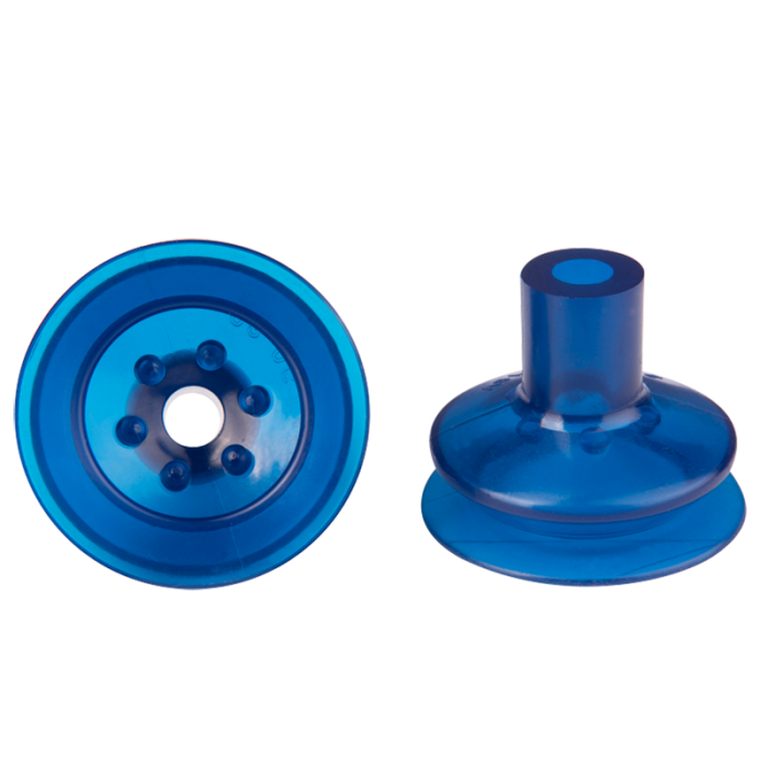 Bellows suction cup diam. 52 mm (1.5 bellows) vinyl blue 23.052.116.V