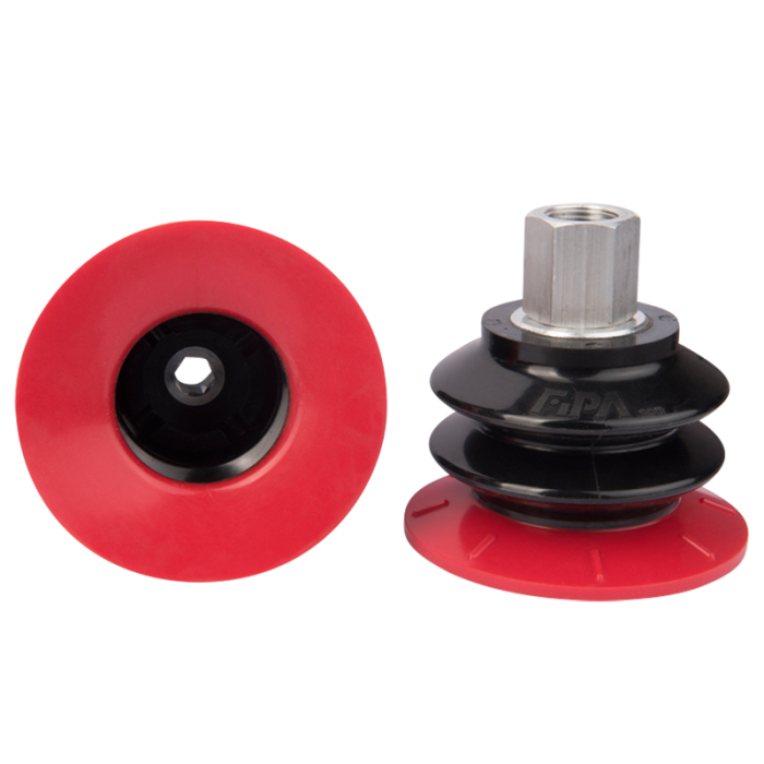 Bellows suction cup Ø 77 mm (2.5 bellows) Varioflex® 30°/60°, with fitting G3/8-female 20.077.155.16
