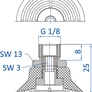 FIPA - SM-P Non-slip Ø 30 mm; Stroke 1.8 mm - 昇歆科技有限公司