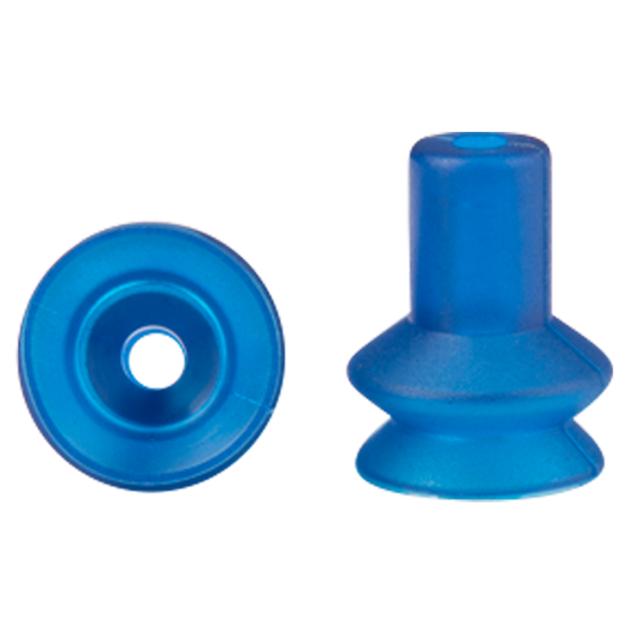 Bellows suction cup diam. 15 mm (1.5 bellows) vinyl blue 23.015.098.V