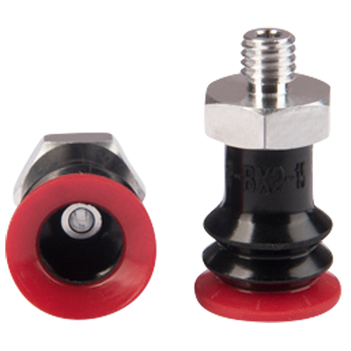 Bellows suction cup Ø 16 mm (2.5 bellows) Varioflex® 30°/60°, with fitting M6-male 20.016.146.16