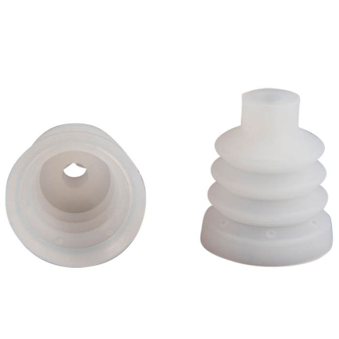 Bellows suction cup diam. 33 mm (3.5 bellows) silicone transparent 27.033.008.2