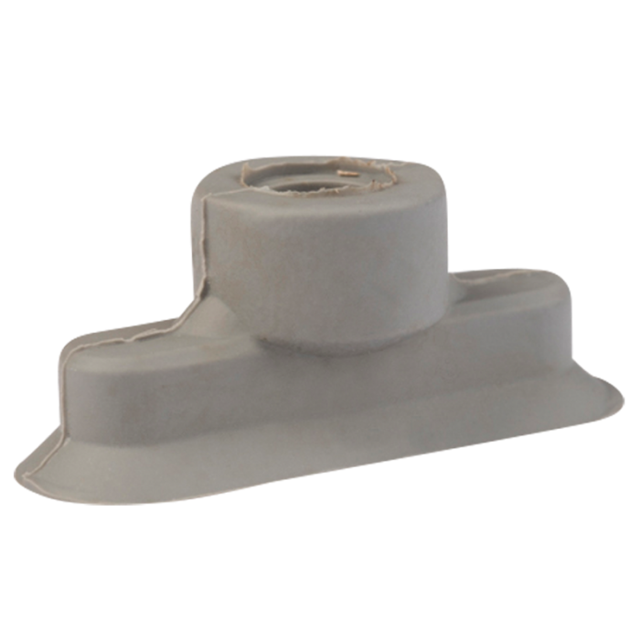 Oval suction cup 30x10 mm NBR grey 132.30x10.018.1
