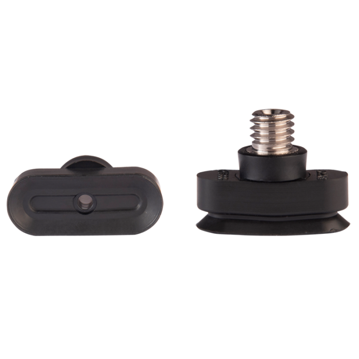 Oval suction cup 20x8 mm NBR black 130.20x8.076.1