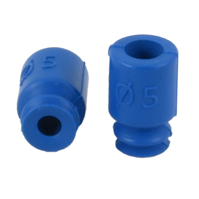 Bellows suction cup diam. 5 mm (1,5 bellows) Thermalon® blue 23.005.286.19