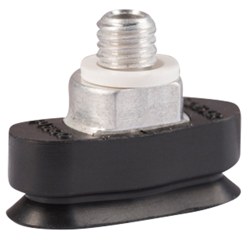 Oval suction cup 20x8 mm NBR black 130.20x8.121.1