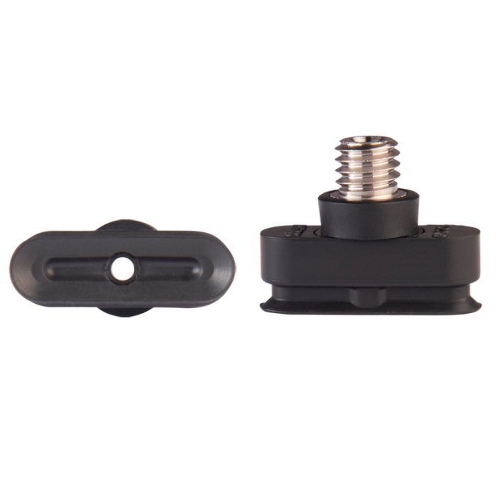 Oval suction cup 20x6 mm NBR black 130.20x6.074.1