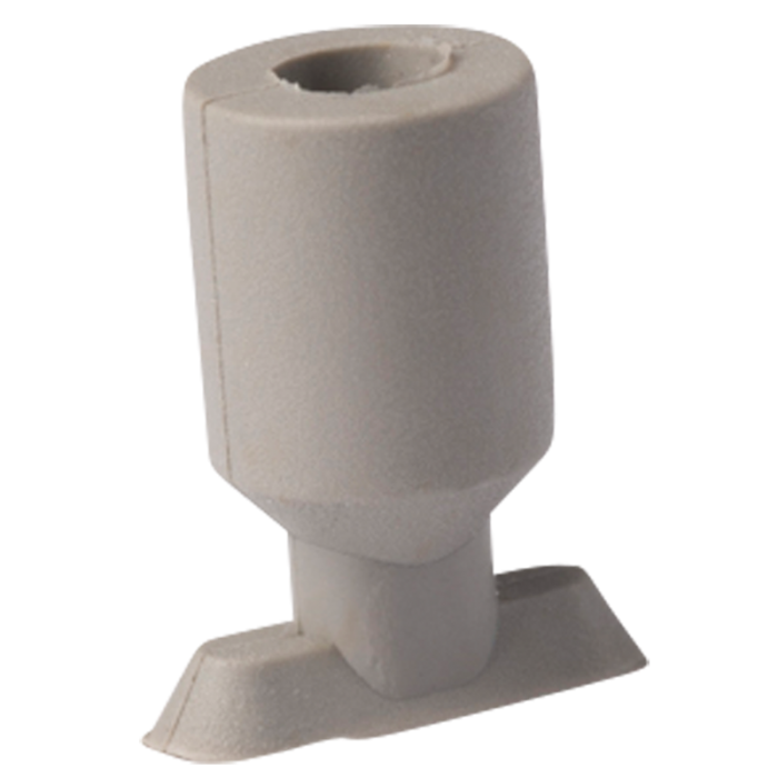 Oval suction cup 12x4 mm NBR grey 132.12x4.004.1