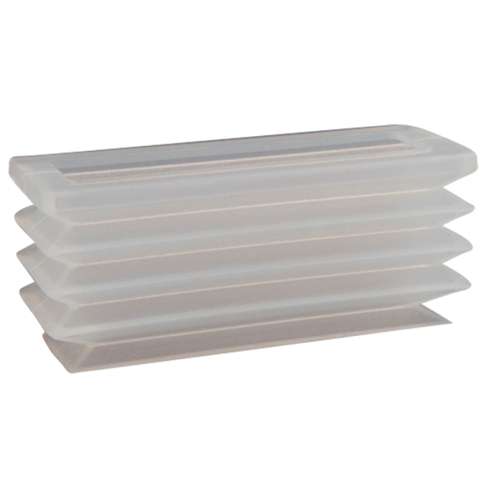 Bellows suction cup 80x30 mm (3.5 bellows) silicone transparent 209.80x30.003