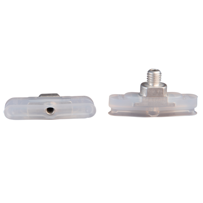 Oval suction cup 30x5 mm silicone transparent 130.30x5.123.2