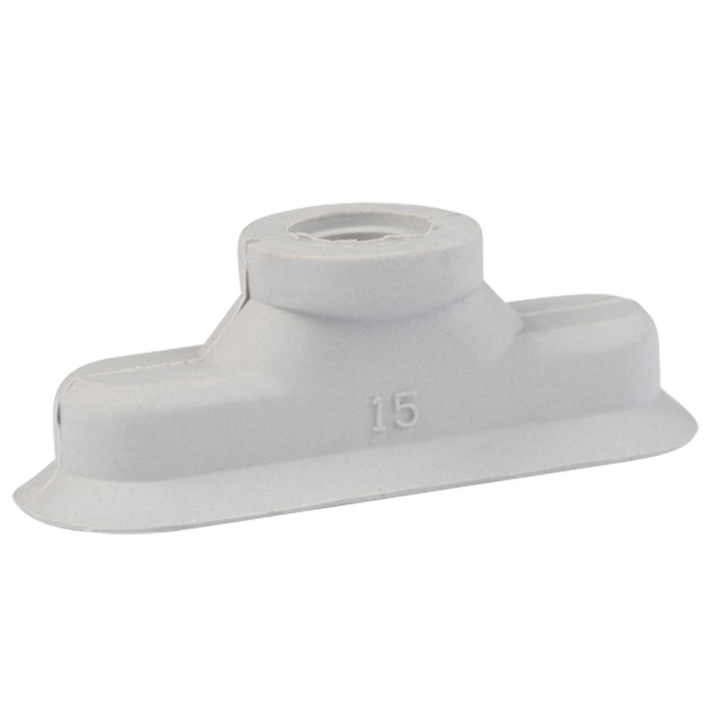 Oval suction cup 36x12 mm NBR grey 132.36x12.019.1
