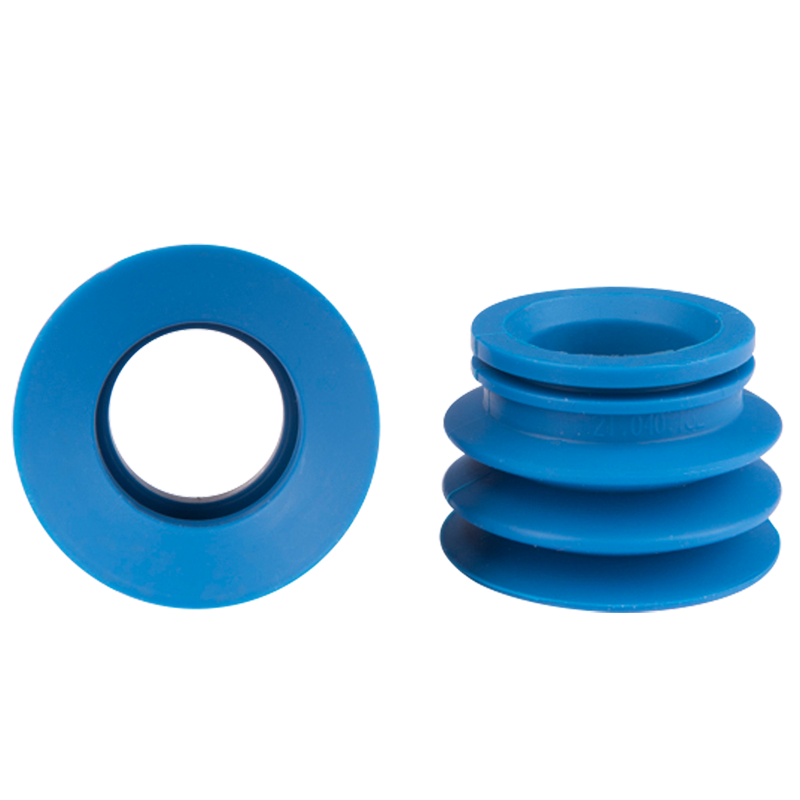 Bellows suction cup diam. 40 mm (2.5 bellows) silicone blue 21.040.132.8