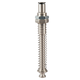 Spring leveler for direct suction cup mounting stroke 50 mm, spring open 50.098