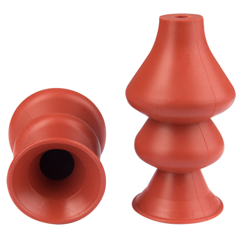 Bellows suction cup diam. 34 mm (2.5 bellows) silicone red 27.034.023.2-40