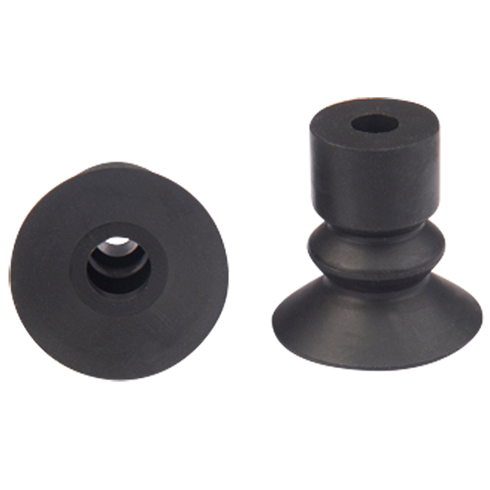 Bellows suction cup diam. 20 mm (1.5 bellows) NBR black 23.020.149.1