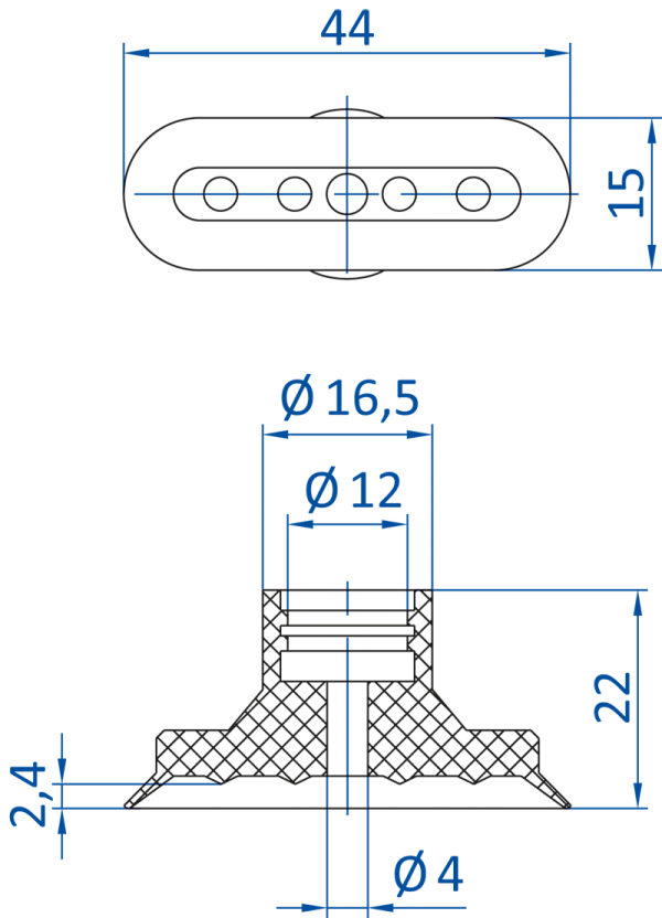 FIPA - SKH-O; 45x15 mm; 132.45x15.064 - 昇歆科技 Cheerbright