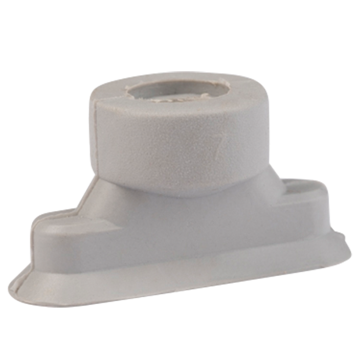 Oval suction cup 24x8 mm NBR grey 132.24x8.016.1