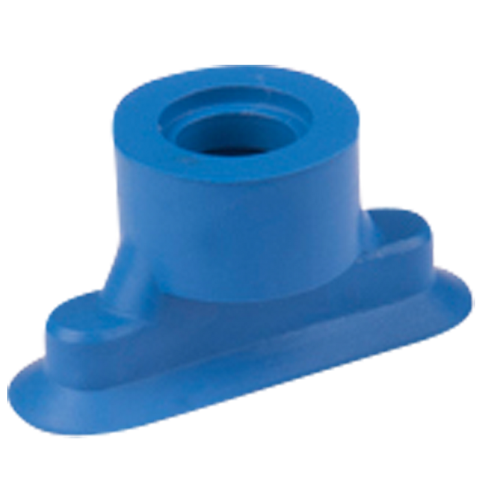 Oval suction cup 24x8 mm Thermalon® blue 132.24x8.083.19